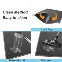 Thumbnail for Kitty Cat Litter Mat Trapping Honeycomb Double Layer Design Waterproof Double Layer EVA Cat Litter Pad Waterproof Non-slip Sand Basin Filter Kitten Dog Washable Mattress - InspiredGrabs.com