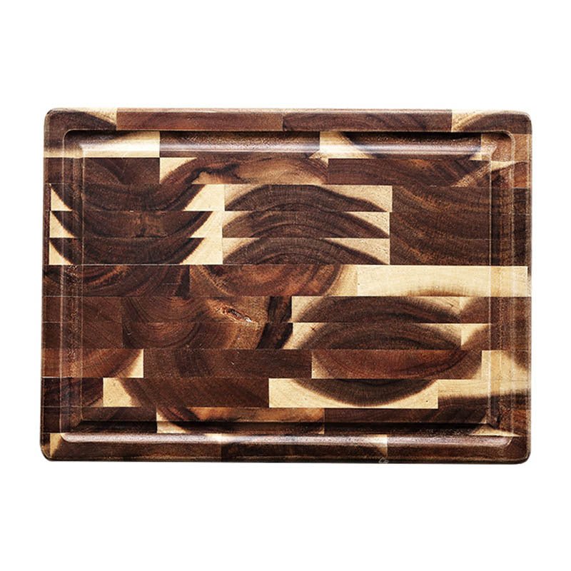 Kitchen Household Parquet Solid Wood Cutting Board - InspiredGrabs.com