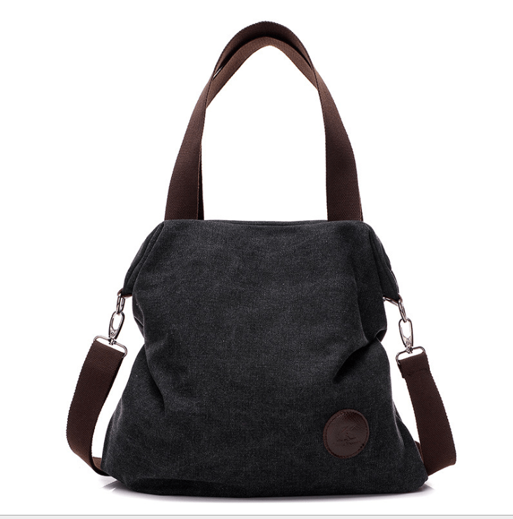 Korean Casual Simple Art Canvas Bag - InspiredGrabs.com