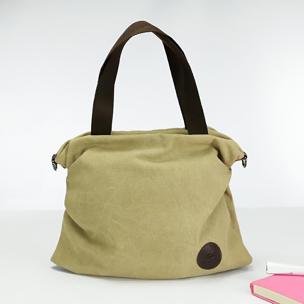 Korean Casual Simple Art Canvas Bag - InspiredGrabs.com