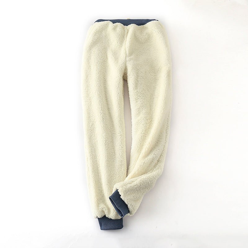 Lamb Velvet Padded Sweatpants - InspiredGrabs.com