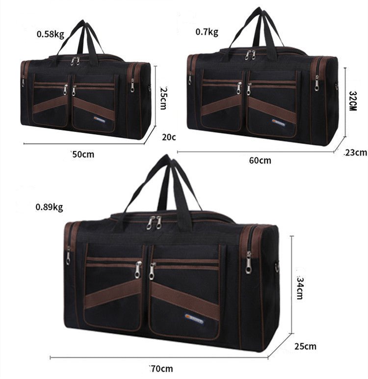 Large Capacity Foldable Travel Tote Bag - InspiredGrabs.com