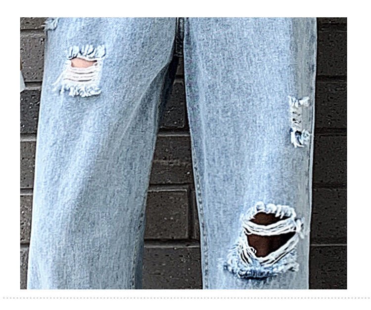 Loose Ripped Jeans - InspiredGrabs.com