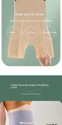 Thumbnail for Magic Suspension Waist Girdling Belly Contraction Safety Pants High Waist Boxer Hip Lift Leggings - InspiredGrabs.com