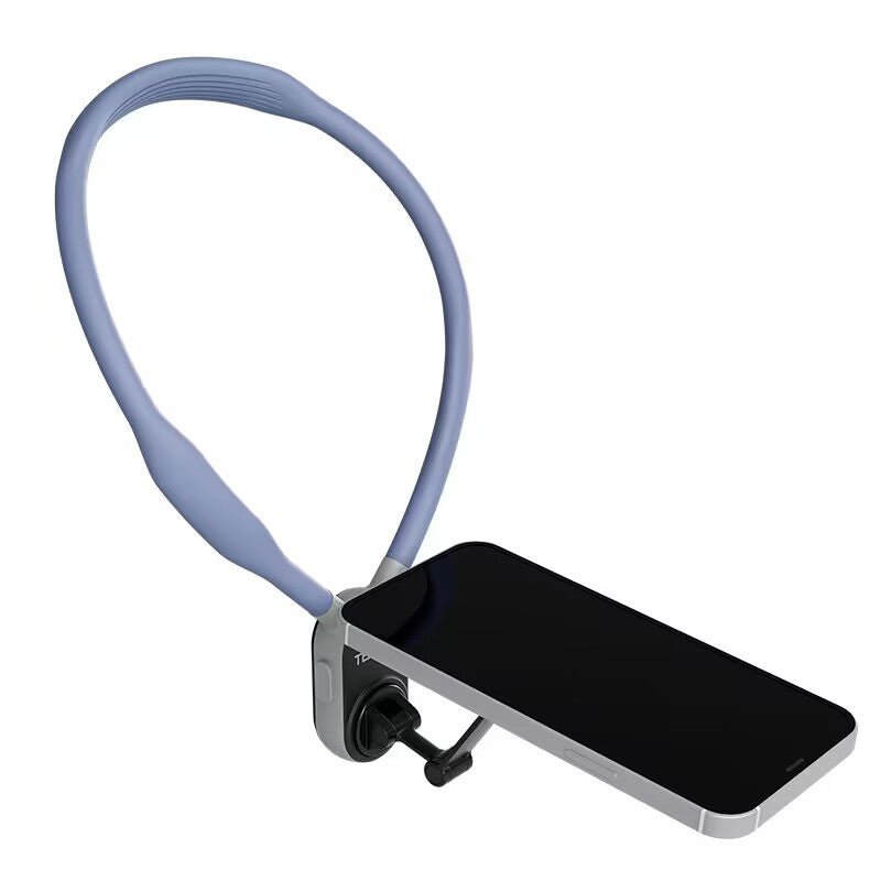 Magnetic Silicone Neck Mount with Quick Release for MagSafe-Compatible Phones - Cell Phone Neck Holder with Magnetic Attachment - InspiredGrabs.com