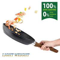 Thumbnail for Egg Frying Pan Nonstick 20cm 8-Inch, Induction Wok for Steak Bacon Hotdog Burgers, Forged Aluminum Woks Nonstick Anti-scratch Coating Anti-scalding Handle Design  Bann - InspiredGrabs.com