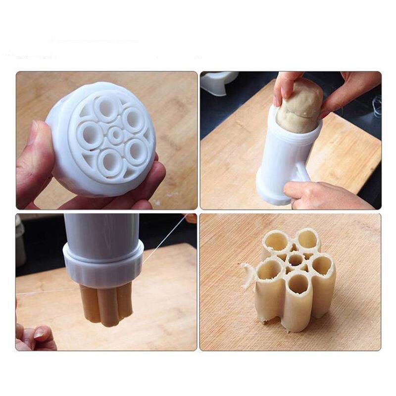 Make your homemade noodles effortlessly with the Manual Noodle Maker Press. - InspiredGrabs.com