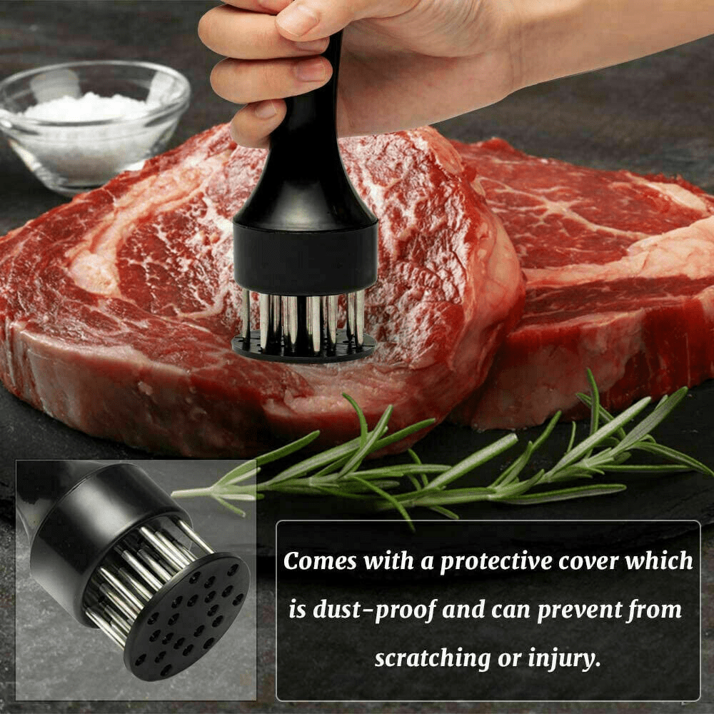 Meat Tenderer Needle Top Profession Meat Meat Tenderizer Needle with Stainless Steel Kitchen Tools Cooking Accessories - InspiredGrabs.com