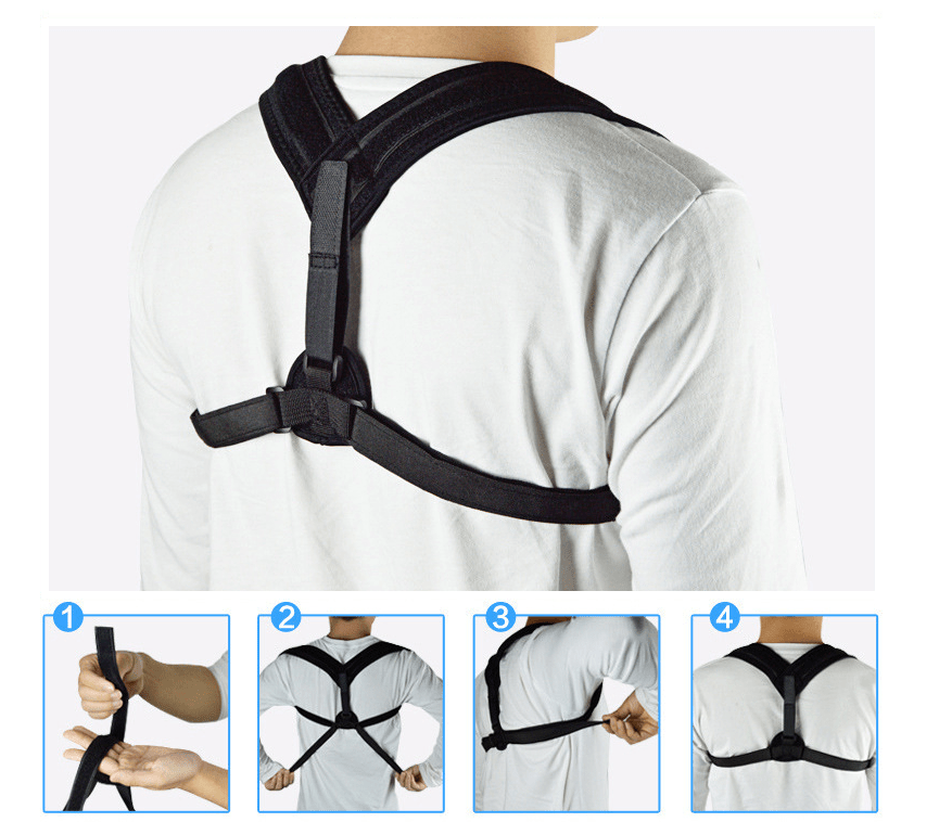 Medical Clavicle Posture Corrector Lower Back Correction Belt for Children - InspiredGrabs.com