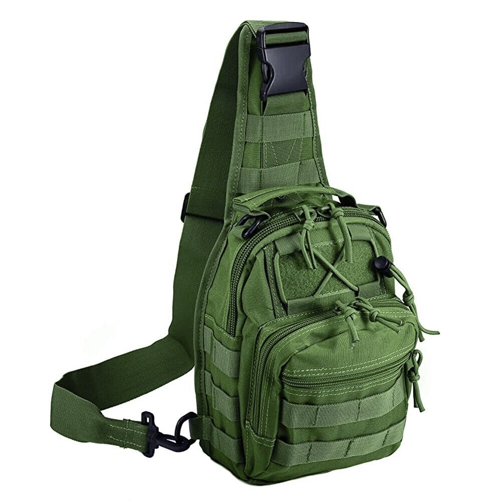 Men Backpack Molle Tactical Sling Chest Pack Shoulder Bag Outdoor Hiking Travel - InspiredGrabs.com