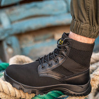 Thumbnail for Men's Casual Breathable Anti-smashing Anti-piercing Safety Shoes - InspiredGrabs.com