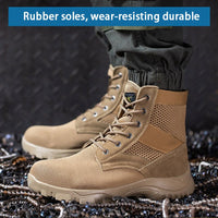 Thumbnail for Men's Casual Breathable Anti-smashing Anti-piercing Safety Shoes - InspiredGrabs.com