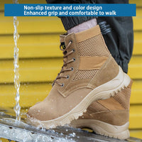 Thumbnail for Men's Casual Breathable Anti-smashing Anti-piercing Safety Shoes - InspiredGrabs.com