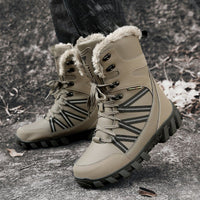 Thumbnail for Men's High Top Fleece Warm Snow Boots - InspiredGrabs.com