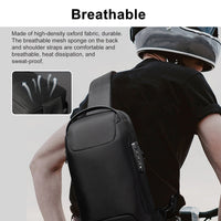 Thumbnail for Men's Waterproof Oxford Multifunction Crossbody Bags Anti-theft Shoulder Bags Messenger Sling Chest Bag Pack for Male Sling Shoulder Crossbody Waterproof Anti-theft Chest Bag Backpack USB - InspiredGrabs.com