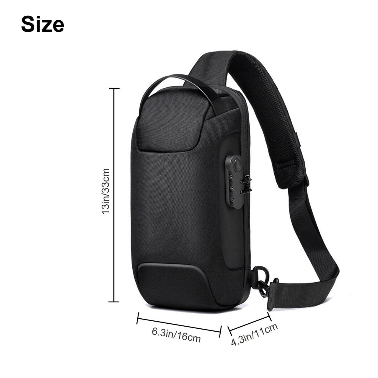 Men's Waterproof Oxford Multifunction Crossbody Bags Anti-theft Shoulder Bags Messenger Sling Chest Bag Pack for Male Sling Shoulder Crossbody Waterproof Anti-theft Chest Bag Backpack USB - InspiredGrabs.com