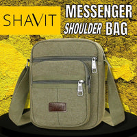 Thumbnail for Messenger Bag Shoulder Bag Crossbody Canvas Bags Casual Satchel Vintage Bag - InspiredGrabs.com