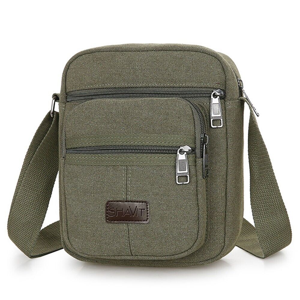 Messenger Bag Shoulder Bag Crossbody Canvas Bags Casual Satchel Vintage Bag - InspiredGrabs.com