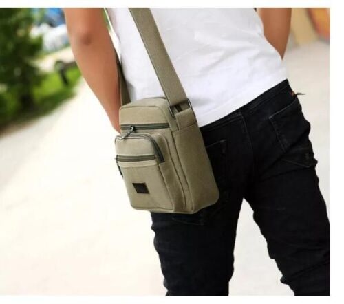 Messenger Bag Shoulder Bag Crossbody Canvas Bags Casual Satchel Vintage Bag - InspiredGrabs.com