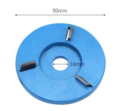 Meterk Six Teeth Power Wood Carving Disc Tool Milling Cutter for 16mm Aperture Angle Grinder Power Tool Accessories - InspiredGrabs.com