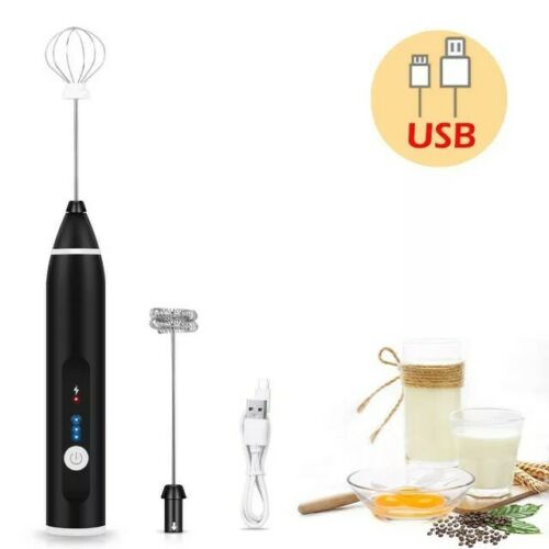 Milk Frother Electric Egg Beater USB Charging Mixer for Coffee Drink Portable - InspiredGrabs.com