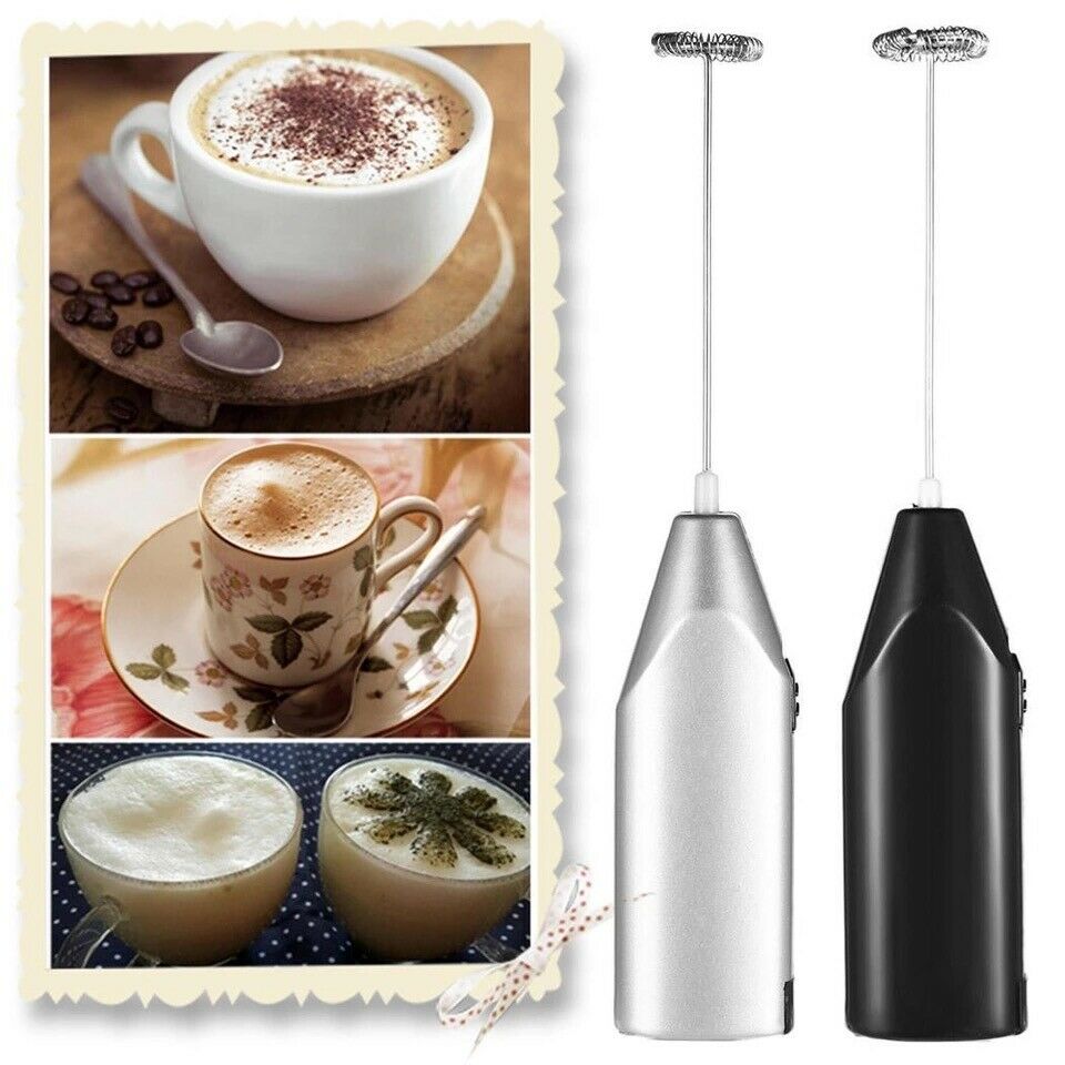 Mini Handle Electrical Stirrer Practical Milk Drink Coffee Hand Whisk Mixer Electric Egg Beater Frother Foamer Kitchen Tool - InspiredGrabs.com