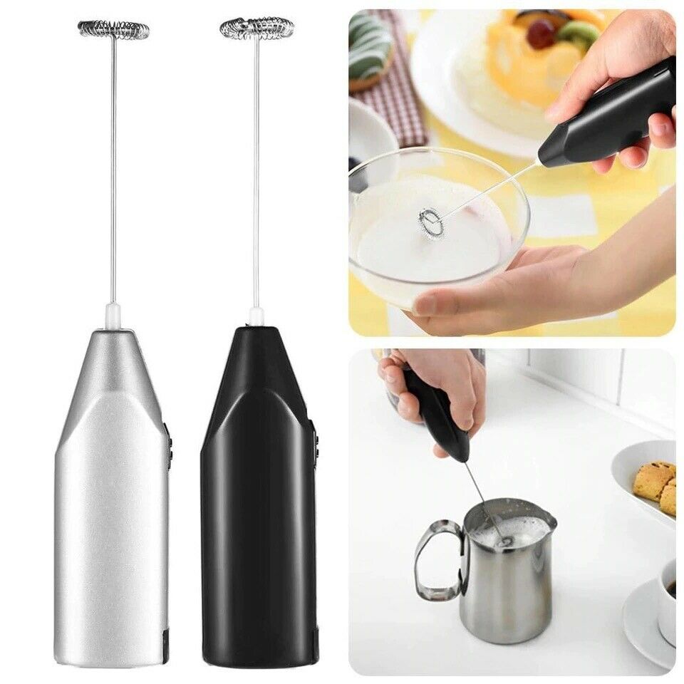 Mini Handle Electrical Stirrer Practical Milk Drink Coffee Hand Whisk Mixer Electric Egg Beater Frother Foamer Kitchen Tool - InspiredGrabs.com