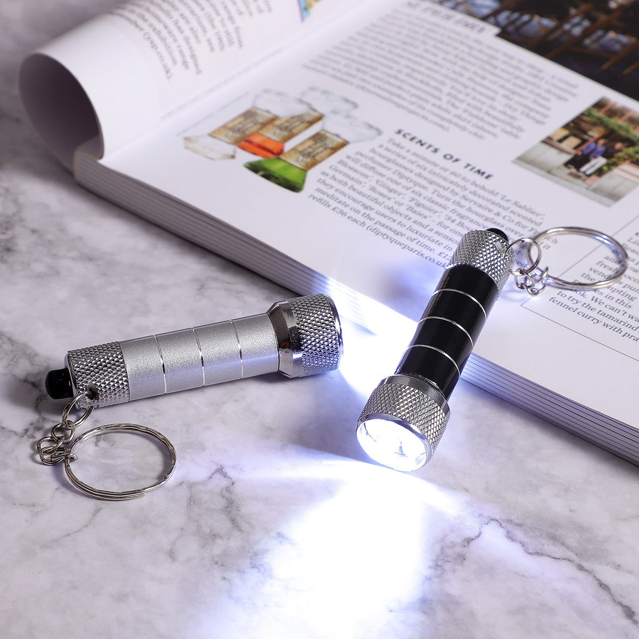 Mini Keychain Light Emergency Night Light Camping Flashlight Portable LED Torch Aluminum Keyring - InspiredGrabs.com