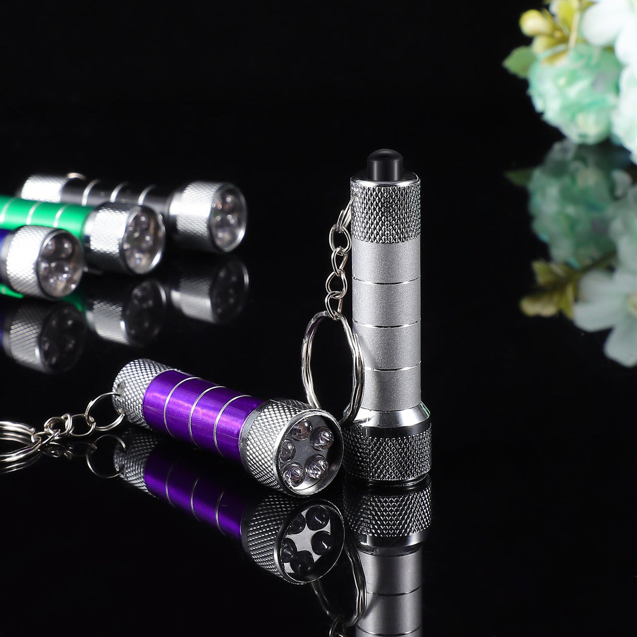 Mini Keychain Light Emergency Night Light Camping Flashlight Portable LED Torch Aluminum Keyring - InspiredGrabs.com