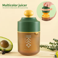 Thumbnail for Mini Portable Manual Juicer Citrus Juicer Manual Lemon Squeezer Lime Orange Juicer Homemade DIY Fruit Orange Separating Juicer Fruit Separator Not Splash Semi-transparent Non-electric Lemon Squeezer - InspiredGrabs.com