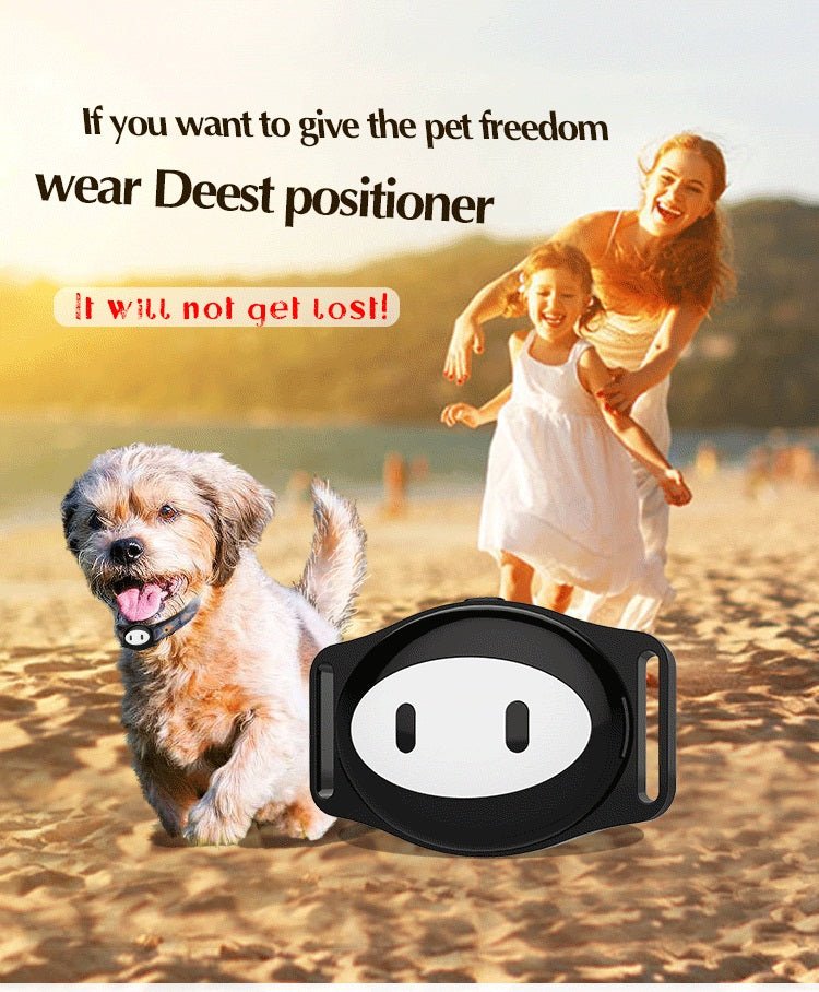 Mini Waterproof Dog GPS Tracker for Pets with Collar Original Box 4 Frequency GPRS GPS LBS Location Free APP - InspiredGrabs.com
