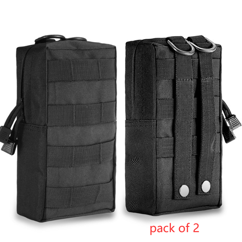 Molle Pouches EDC Utility Pouch Gadget Gear Bag Military Vest Waist Pack Water-resistant Compact Bag - InspiredGrabs.com