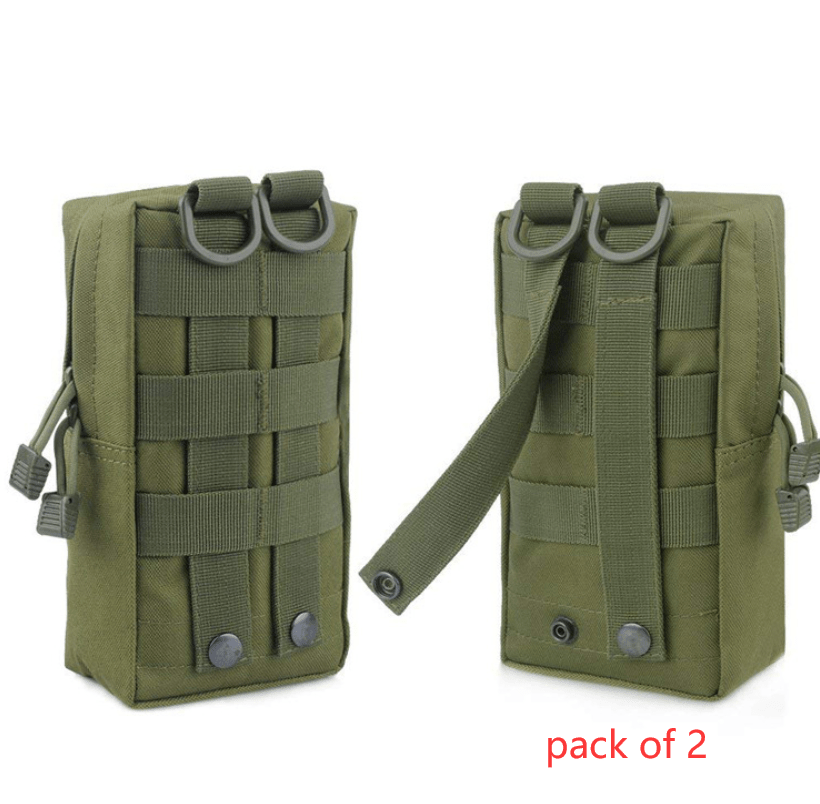 Molle Pouches EDC Utility Pouch Gadget Gear Bag Military Vest Waist Pack Water-resistant Compact Bag - InspiredGrabs.com