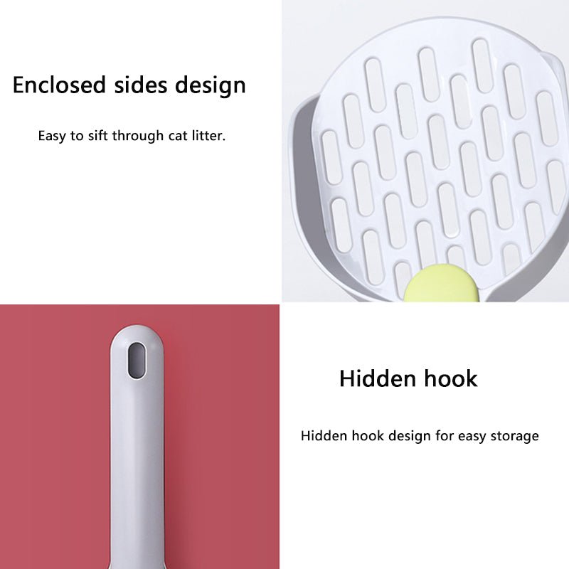 Multi Functional Dog Cat Litter Shovel Toilet Cleaner Excrement Shovel Cat Excrement Dog Excrement Shovel Pet Accessories Pet Cat Poop Litter Shovel Toilet Spoons Cats Sand Cleaning Scoop - InspiredGrabs.com