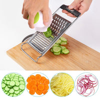 Thumbnail for Multifunctional Food Safety Rack Food Slicing Knife Finger Protection Device - InspiredGrabs.com