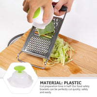 Thumbnail for Multifunctional Food Safety Rack Food Slicing Knife Finger Protection Device - InspiredGrabs.com