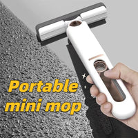 Thumbnail for New Portable Self-squeeze Mini Mop, Lazy Hand Wash-free Strong Absorbent Mop Multifunctional Portable Squeeze Cleaning Mop Desk Window Glass Cleaner Kitchen Car Sponge Cleaning Mop Home Cleaning Tool - InspiredGrabs.com