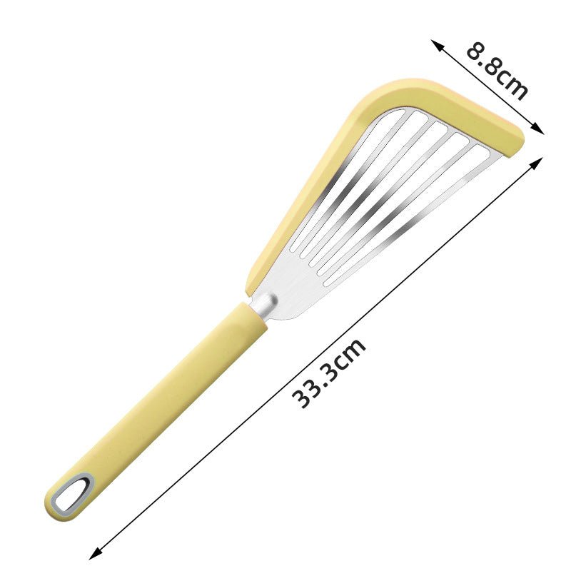 Nonstick Fish Spatula, Thin Slotted Spatulas Turner Silicone Fish Spatulas for Nonstick Cookware, High Heat Resistant BPA-free Cooking Utensils, Ideal for Fish, Eggs, Pancakes - InspiredGrabs.com