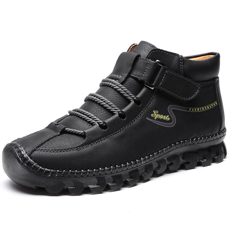 Outdoor Leisure Leather Boots - InspiredGrabs.com