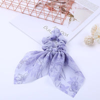 Thumbnail for Pearl Pendant Large Intestine Ring Hair Band Women's Hair Knot Knotted Big Bow Hair Rope - InspiredGrabs.com