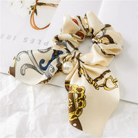 Thumbnail for Pearl Pendant Large Intestine Ring Hair Band Women's Hair Knot Knotted Big Bow Hair Rope - InspiredGrabs.com