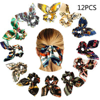 Thumbnail for Pearl Pendant Large Intestine Ring Hair Band Women's Hair Knot Knotted Big Bow Hair Rope - InspiredGrabs.com