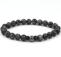 Thumbnail for Personality Men's Black Volcanic Stone Bracelet - InspiredGrabs.com