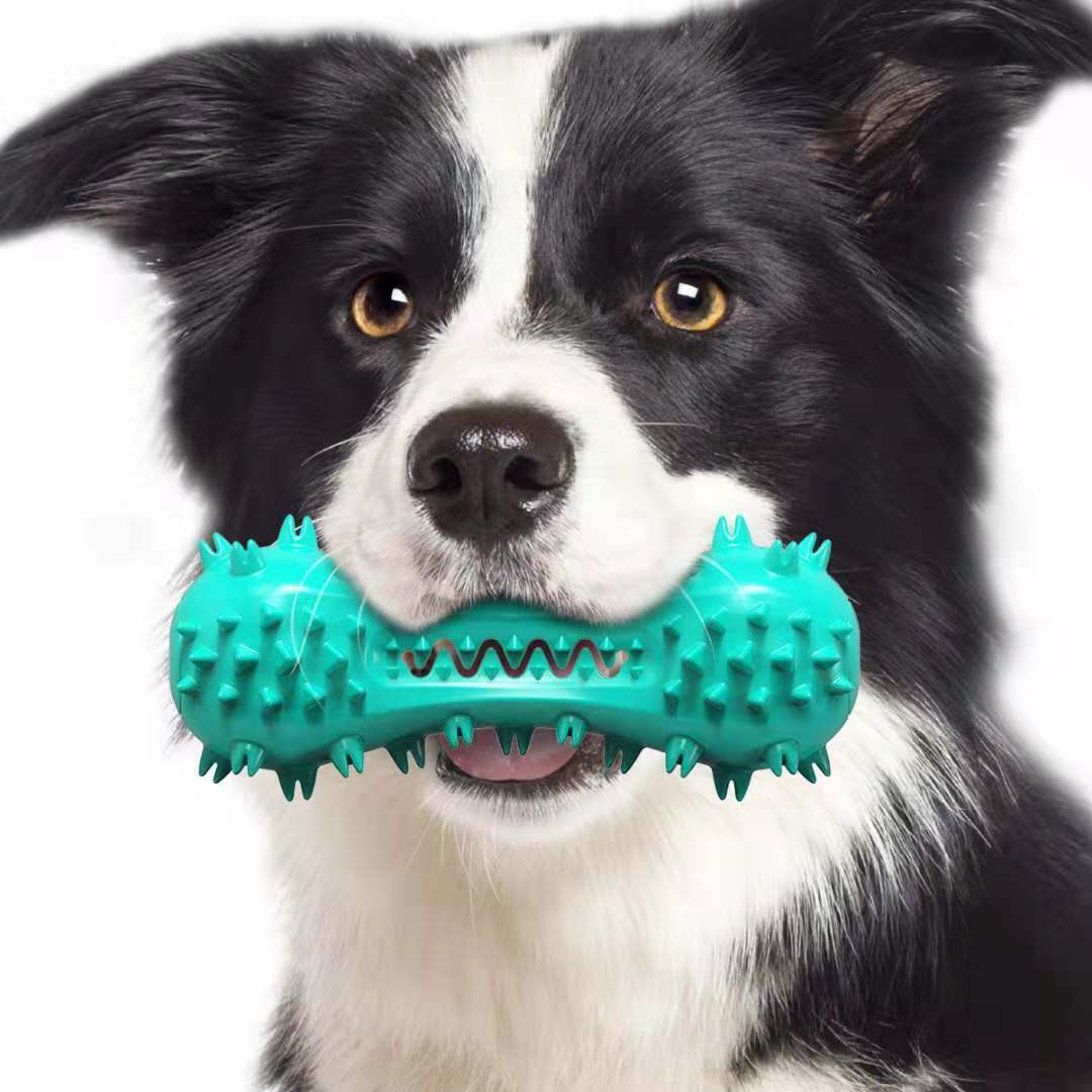 Pet Dog Cleaning Chew Toys for Aggressive Dogs Rubber Molar Stick Dog Oral Teeth - InspiredGrabs.com