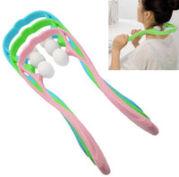 Thumbnail for Plastic Pressure Point Therapy Neck Massager Relieve Hand Roller Neck Massager for Neck Shoulder Trigger Point - InspiredGrabs.com