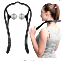 Thumbnail for Plastic Pressure Point Therapy Neck Massager Relieve Hand Roller Neck Massager for Neck Shoulder Trigger Point - InspiredGrabs.com