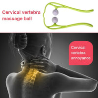 Thumbnail for Plastic Pressure Point Therapy Neck Massager Relieve Hand Roller Neck Massager for Neck Shoulder Trigger Point - InspiredGrabs.com