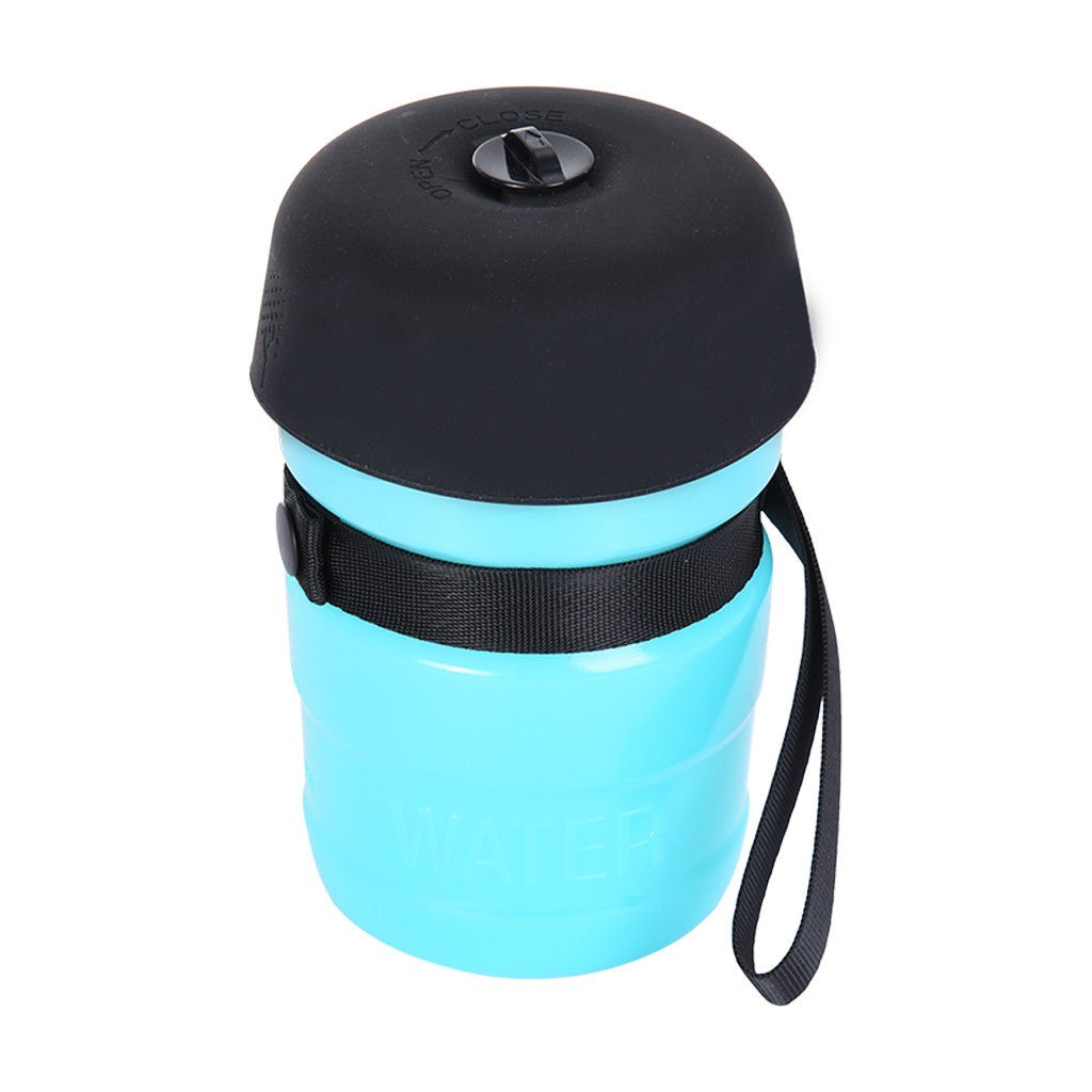 Dog Travel Kettle Portable Kettle Pet Outdoor Drinking Water Accompanying Cup - InspiredGrabs.com