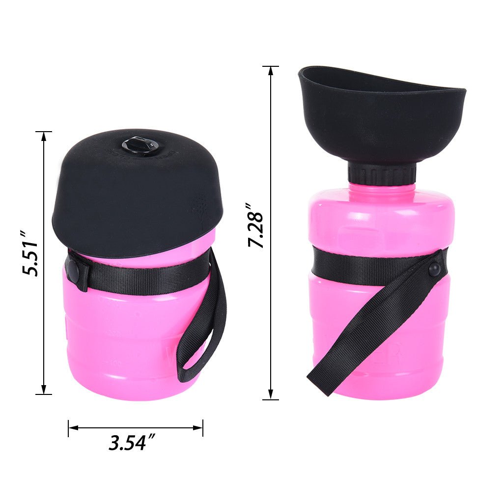 Dog Travel Kettle Portable Kettle Pet Outdoor Drinking Water Accompanying Cup - InspiredGrabs.com