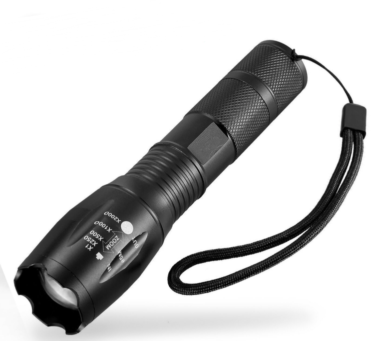 Portable Mini Flashlight LED ZOOM Torch Hunting Zoomable Flashlight Torch Light - InspiredGrabs.com